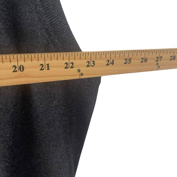 Polo Ralph Lauren Men's Size XL Gray Old Money Pima Cotton 1/4 Zip Sweater Vest - Picture 6 of 7